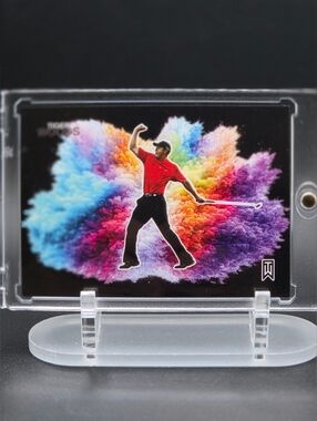Custom Tiger Woods Art Card – Golf Legend Tribute – Custom Blast USA